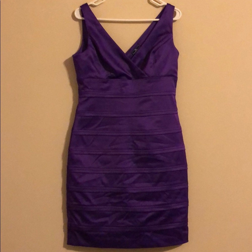 Purple satin American Living dress